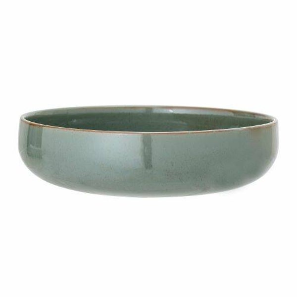 Bloomingville  Serving Bowl, Green, Stoneware  Ø28,5 82040881