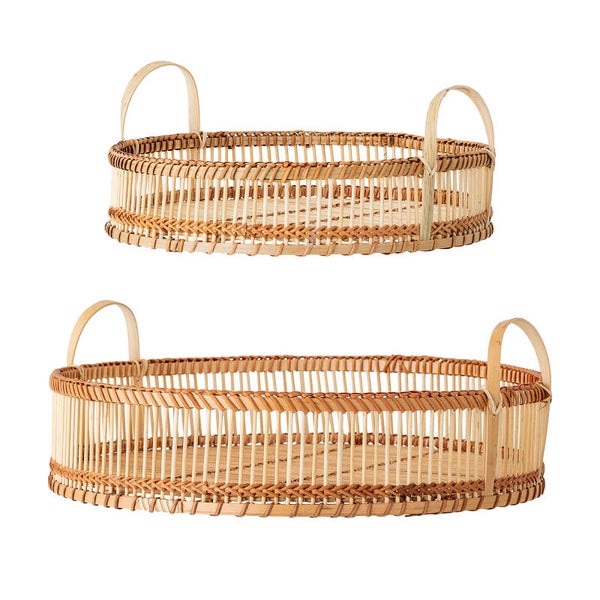 Bloomgville Salle Tray, Nature, Bamboo   82047194