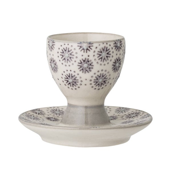 Bloomingville Elsa Egg Cup, Grey, Stoneware   82048275