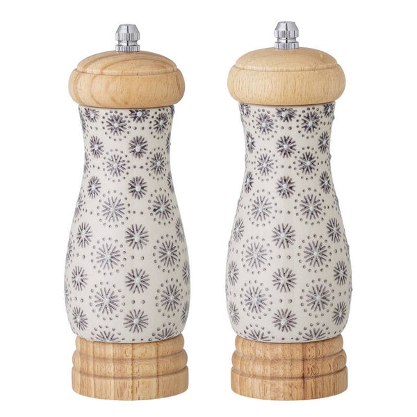 Bloomingville Elsa Salt & Pepper Mill, Grey, Stoneware   82049978