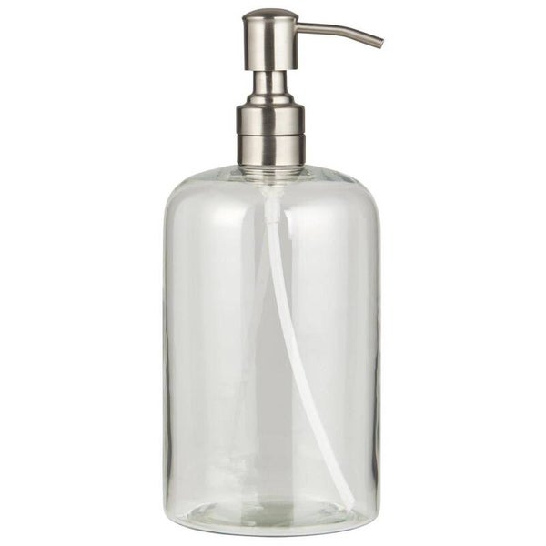 Ib-Laursen Soap dispenser large w/silver coloured pump stainless steel 8576-12