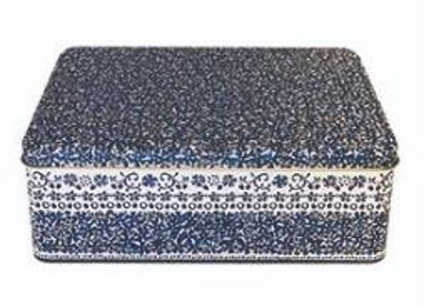 Rectangular Tin Box River Blossom 8607