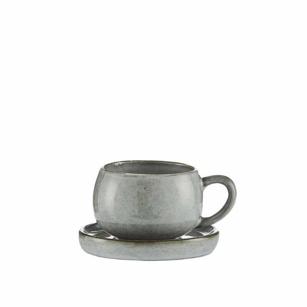 Lenne Bjerre  AMERA KERAMIK ESPRESSOTASSE GREY 5X9 CM.   A00010233
