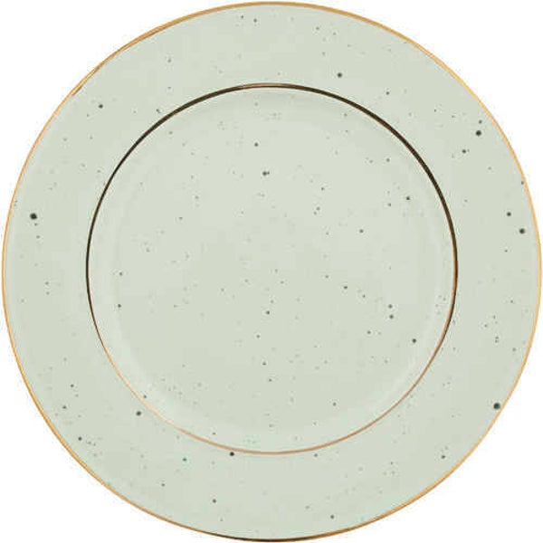 GreenGate Plate Pale Green with Gold