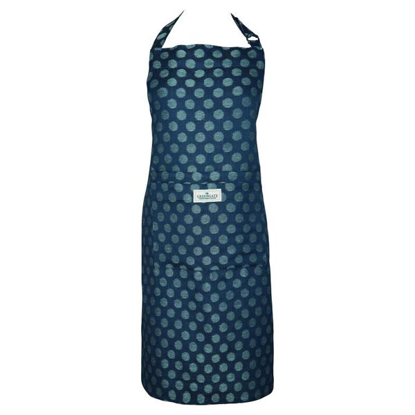 GreenGate Apron Savannah Blue Jacquard