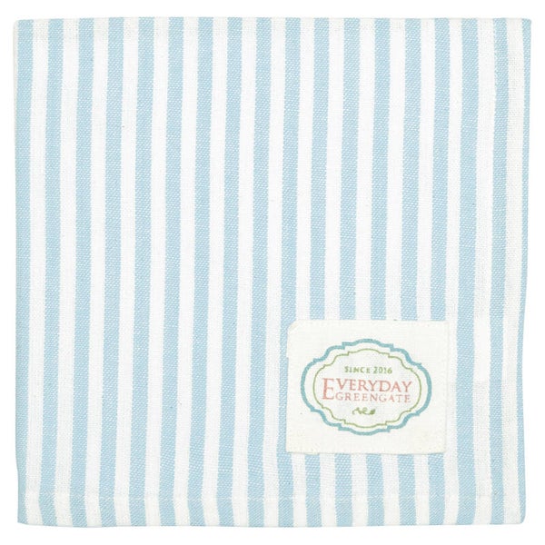 GreenGate  Napkin Alice Stripe Pale Blue  COTNAPAALS2908