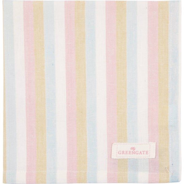 GreenGate Cloth Napkin Callie White   COTNAPCAL0108