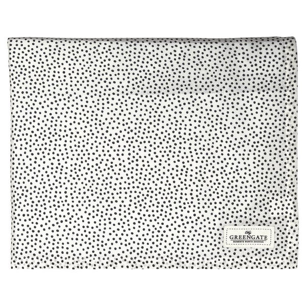 GreenGate Tablecloth Dot Black 250 x 145 cm