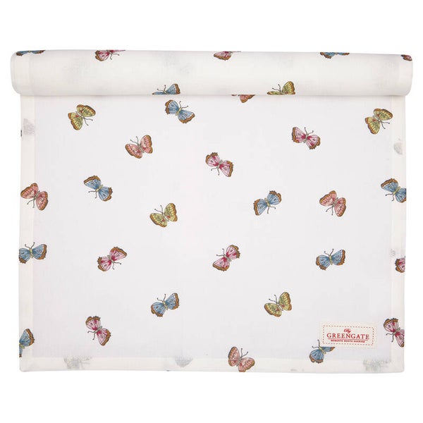 GreenGate  Table runner Maisie white   COTTAR140MSI0104