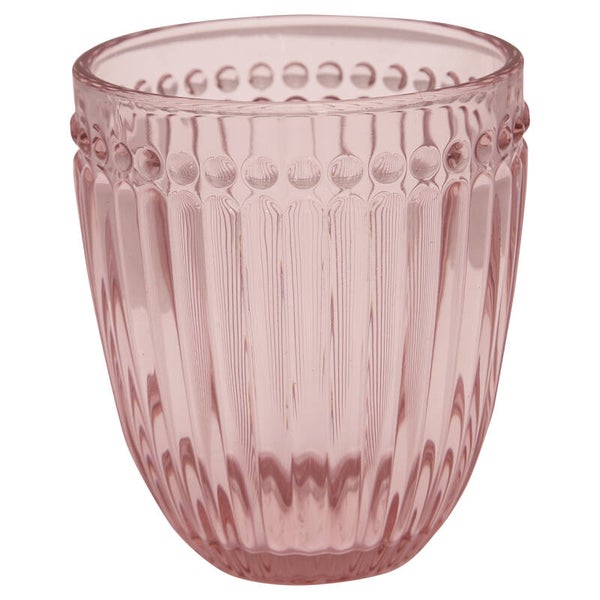 GreenGate Water Glass Alice Pale Pink  GLAWATAALI1906