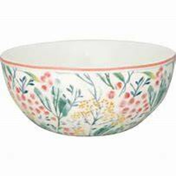 GreenGate Cereal Bowl Megan White