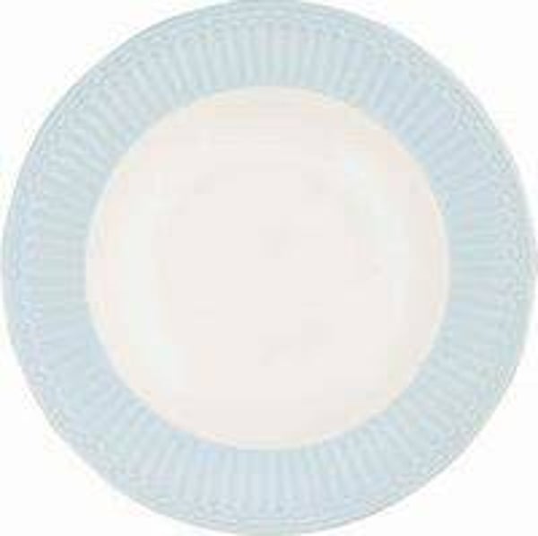 GreenGate Deep Plate Alice Pale Blue 21.5 cm