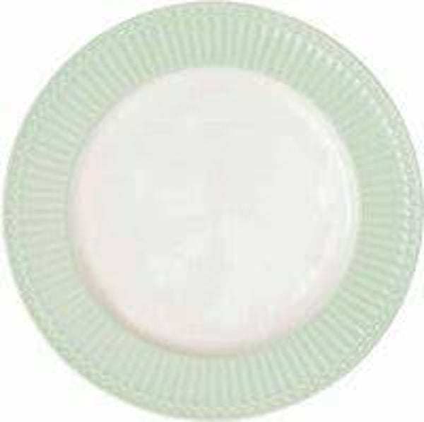 GreenGate Deep Plate Alice Pale Green 21.5 cm