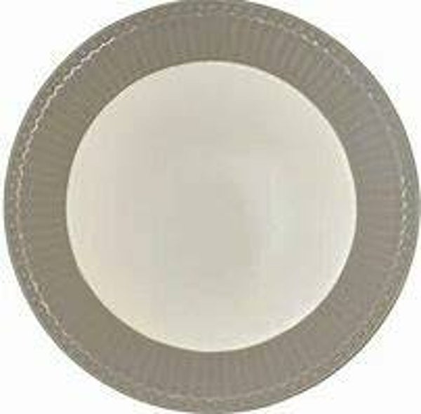 GreenGate Deep Plate Alice Warm Grey Diameter 21.5 cm