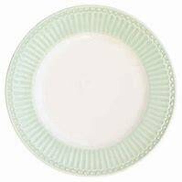 GreenGate Dinner Plate Alice Pale Green 27 cm   STWDINAALI3906