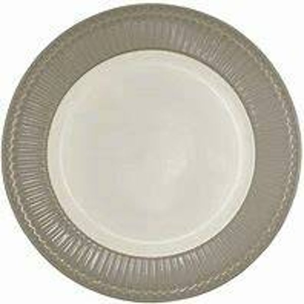 GreenGate Dinner Plate  Alice Warm Grey 27 cm