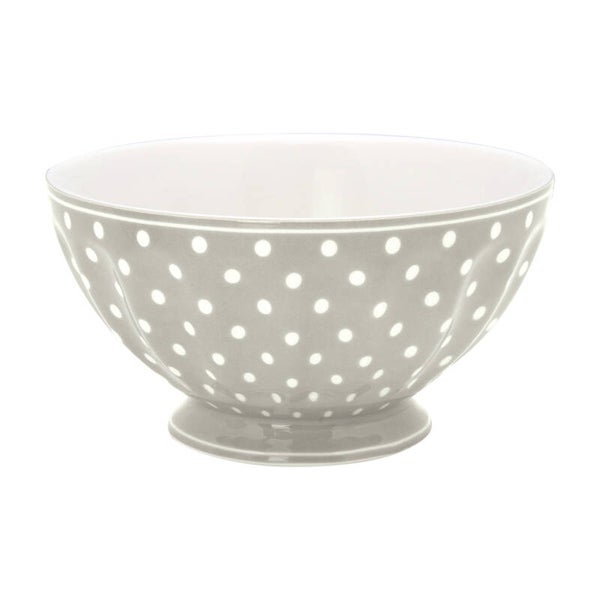 GreenGate French Bowl XLarge Spot Grey
