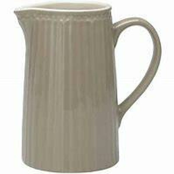 GreenGate Jug Alice Warm Grey 1 liters