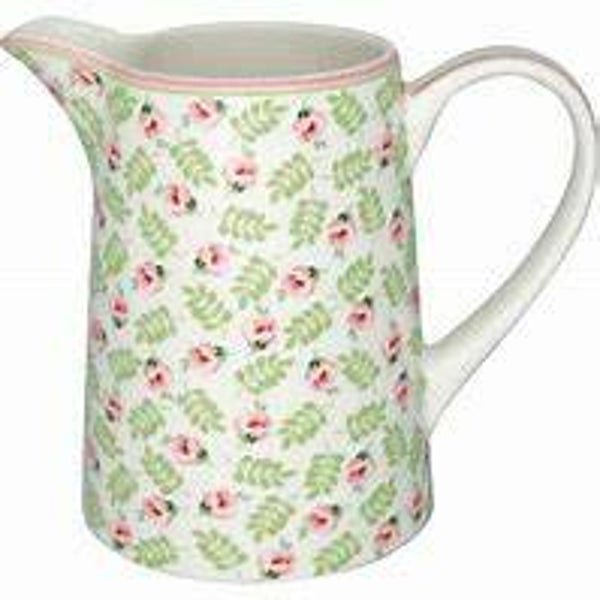 GreenGate Jug Lily Petit White 1 Liter