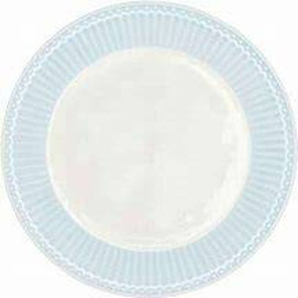GreenGate Plate Alice Pale Blue 23.5 cm.     STWPLAAALI2906.