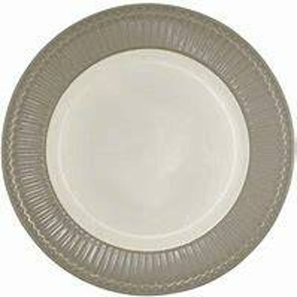 GreenGate Plate Alice Warm Grey 23.5 cm