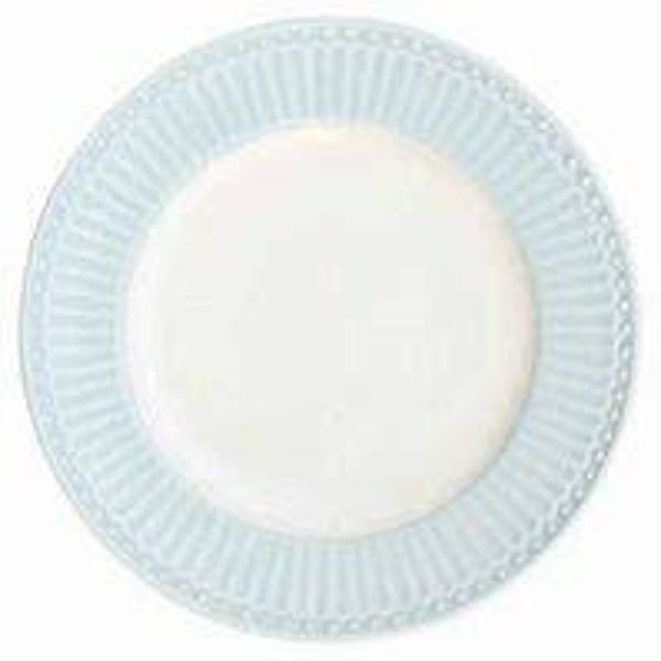 GreenGate Plate Small Alice Pale Blue 17.5 cm   STWPLASAALI2906