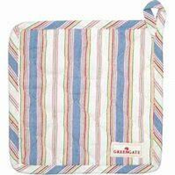 GreenGate Pot Holders Imke Dusty Blue Set of 2