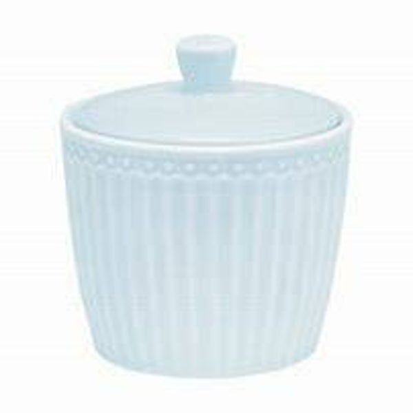 GreenGate Sugar Pot Alice Pale Blue H 10 cm