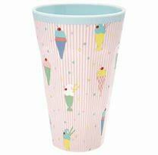 GreenGate Tall Melamine Cup Isa Pale Pink