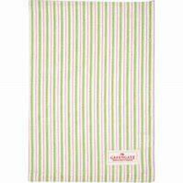 GreenGate Tea Towel Sari White