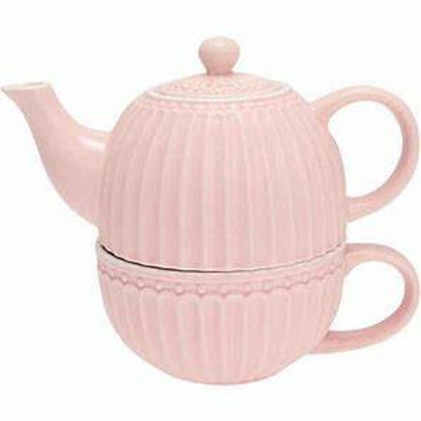 GreenGate Tea for One Alice Pale Pink
