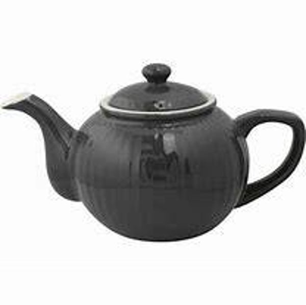 GreenGate Teapot Alice Dark Grey 1L