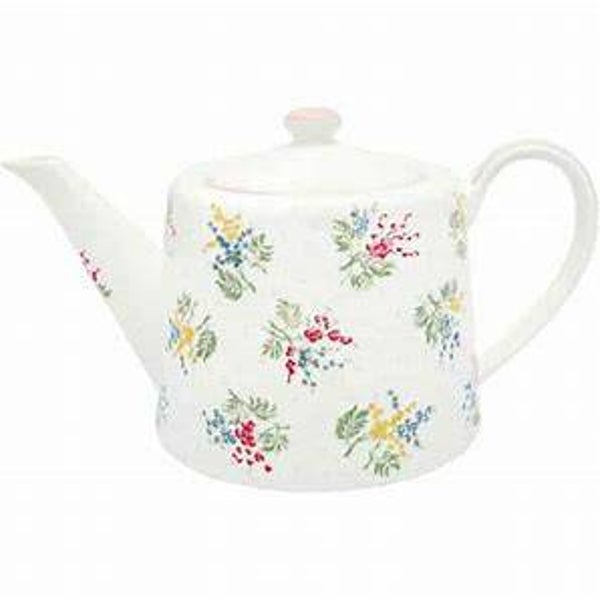 GreenGate Teapot Mira White