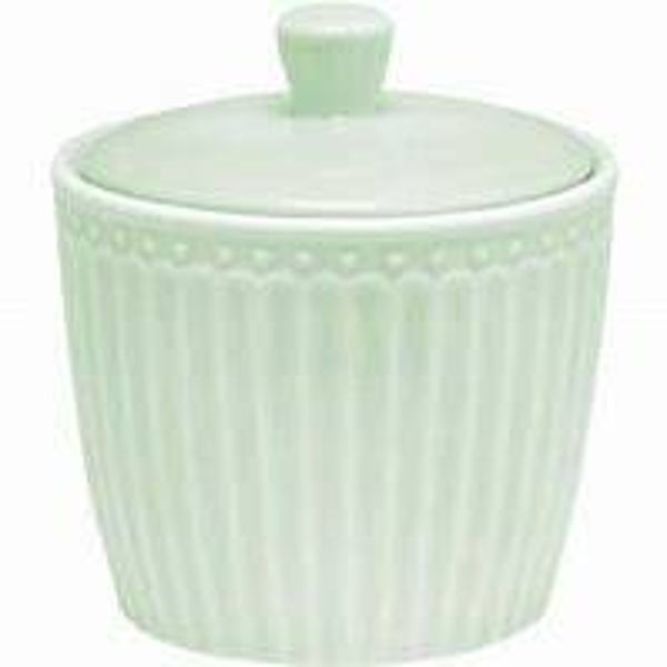 GreenGate Sugar Pot Alice Pale Green    STWSUGAALI3906