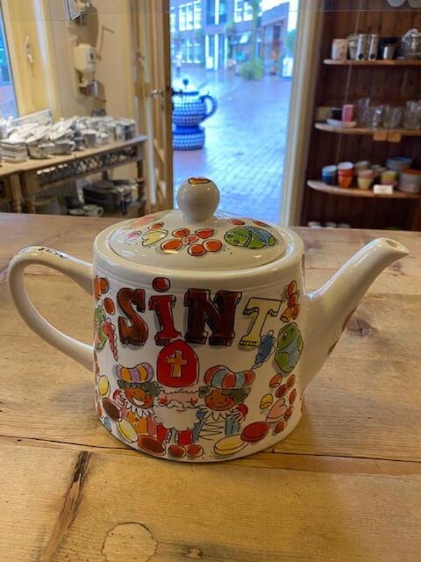 Blond AmsterdamTheepot Sint en Piet