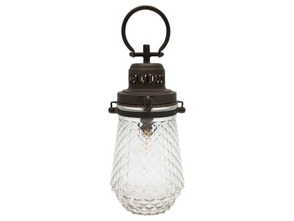GreenGate Lamp Cross Clear with Handle