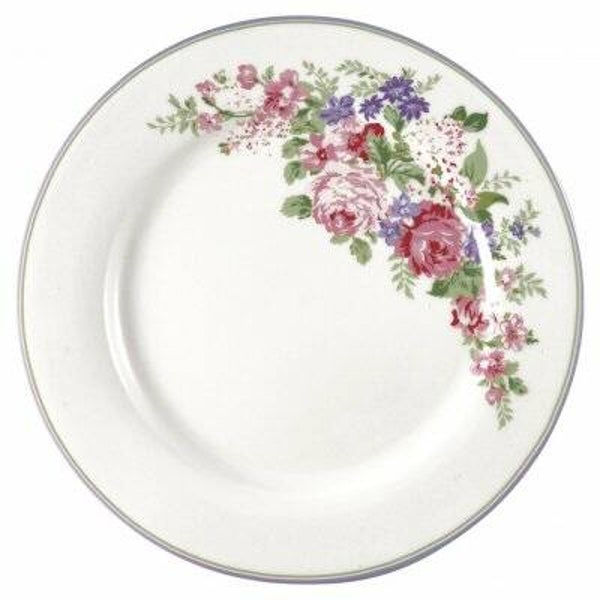 Greengate Dinerbord Rose wit