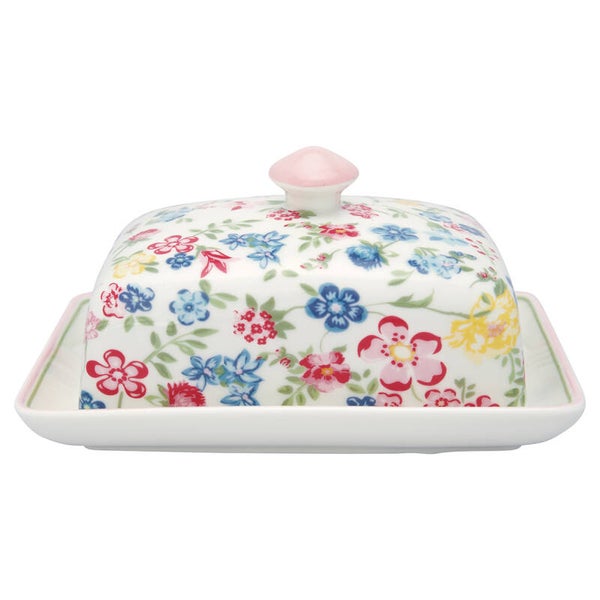 GreenGate  Butter Box Square Sophia white   STWBUTSSOA0104