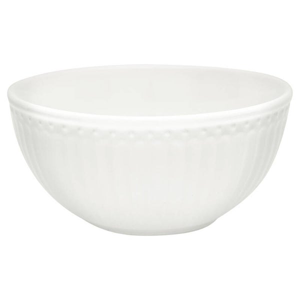 GreenGate Cereal Bowl Alice White  STWCERAALI0106