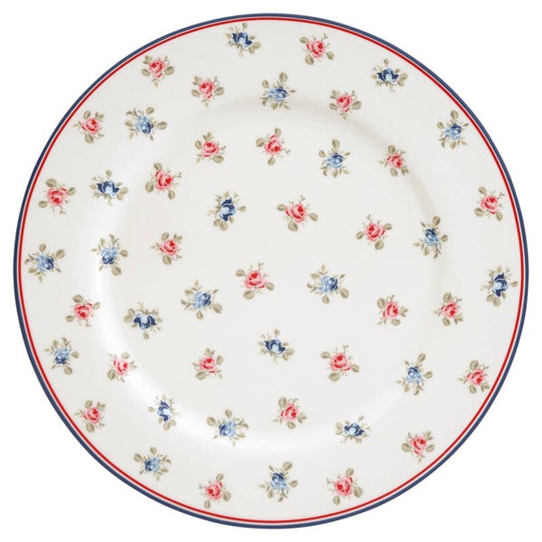 GreenGate Dinner Plate Hailey White 25 cm