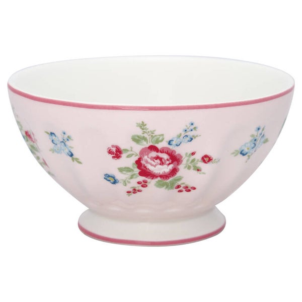 GreenGate  French bowl xlarge Roberta pale pink    STWFREXLROB1906
