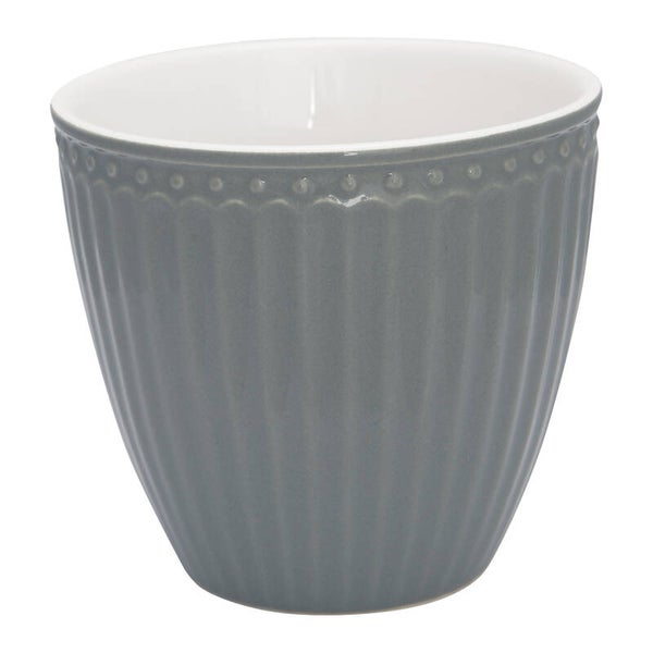 GreenGate Latte Cup Alice Stone Grey   STWLATAALI8206