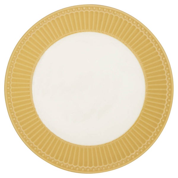 GreenGate  Plate Alice honey mustard 17,5 cm  STWPLAAALI4006