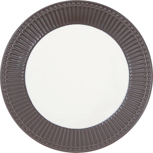 GreenGate  Plate Alice dark chocolate   STWPLAAALI5206