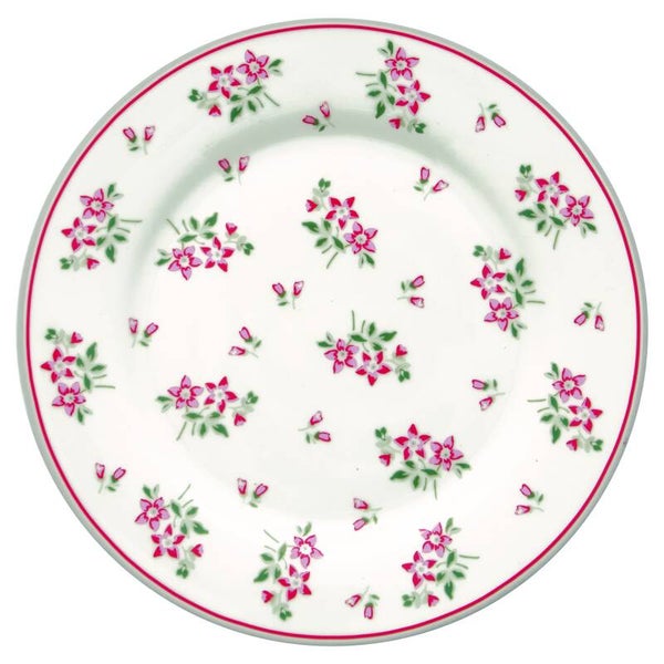 GreenGate Plate Avery White