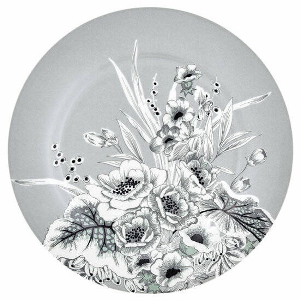 GreenGate Plate Felicity Grey 20 cm