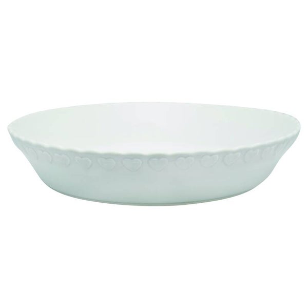 Greengate Pie plate Penny white