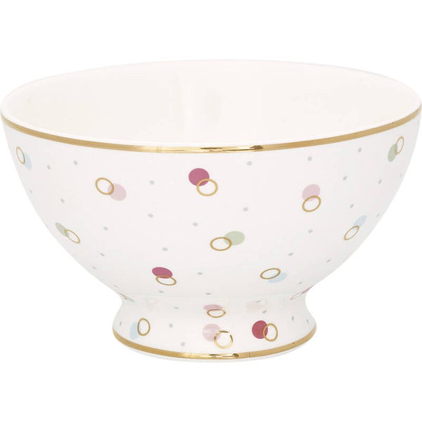 * GreenGate Soup Bowl Kylie White   STWSOUPKYL0106