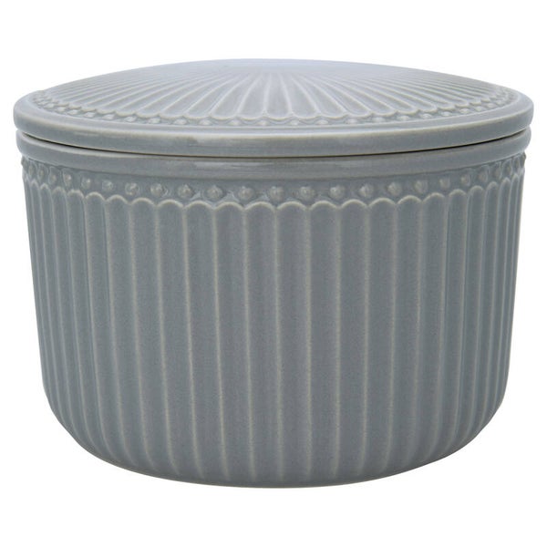 GreenGate  Storage jar Alice stone grey small    STWSTJASALI8204