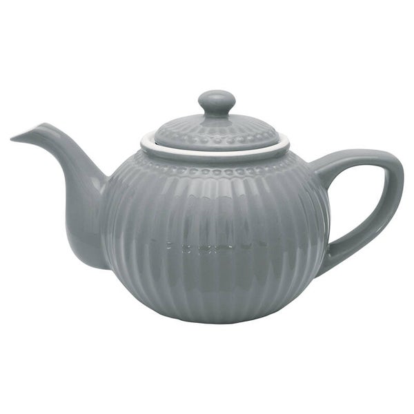 GreenGate Teapot Alice Stone Grey